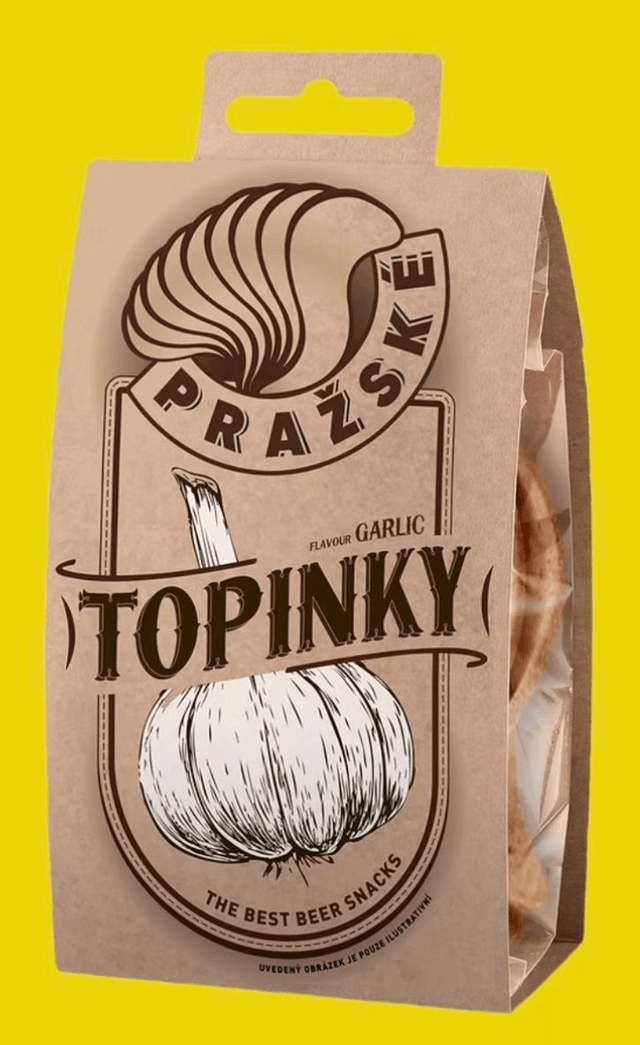#002 Garlic Topinky 75g 