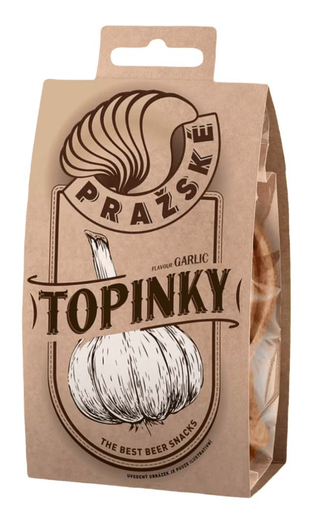 #002 Garlic Topinky 75g 